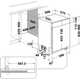 Вбудована посудомийна машина Whirlpool WBC3C26B - зображення 3