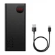 Портативний зарядний пристрій Power Bank Baseus Adaman Digital Display 22.5W 40000mAh (PPAD020101) Black - зображення 2