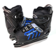 Коньки раздвижные ледовые Banwei 023 размер 35-38 Black-Blue - изображение 1