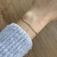 Браслет перекрученный медицинская сталь позолота (x045) - изображение 2