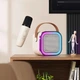 Портативная Bluetooth колонка с микрофоном K12 Беспроводная Мини караоке с RGB подсветкой для детей - изображение 9
