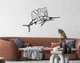 Декоративне панно на стіну з дерева Upwood Decor Риба голка Needle fish 70 х 105 см black - зображення 1