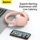 Бездротові Bluetooth наушники Baseus Encok Wireless D02 Pro (NGTD010304) Pink - изображение 7