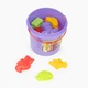 Кинетический песок Danko Toys KidSand 1000гр с пасочками фиолетовый (KS-01-01VL) - изображение 2