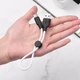 Кабель HOCO X21 Plus USB to Type-C 3A, 0.25m, silicone, silicone connectors, Black+White (6931474712448) - изображение 3