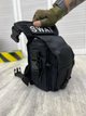 Тактична сумка поясна Tactical Bag Black - зображення 4