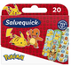 Plastry Salvequick Pokemon dla dzieci 20 szt (7310610030643) - obraz 1