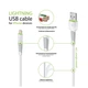 Кабель Intaleo CBFLEXL1 USB-Lightning 1.2м White (1283126487460) - изображение 2