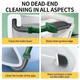 Гнучка силіконова щітка для унітазу з тримачем Cleaner Toilet Brush Bell 386 - зображення 4