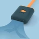 Гнучка силіконова щітка для унітазу з тримачем Cleaner Long Handle 385 - зображення 8