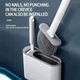 Гнучка силіконова щітка для унітазу з тримачем Cleaner Toilet Brush 384 - зображення 10