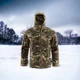 Тактическая флисовая кофта ESDY флиска с капюшоном на замке Мультикам 2XL - изображение 10