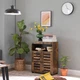 Комод у вітальню Black Loft_Apartament 60 х 30 х 80 см коричневий чорний - зображення 3