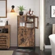 Комод у вітальню Black Loft_Apartament 60 х 30 х 108 см коричневий чорний - зображення 2