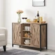 Комод у вітальню Beige Loft_Apartament 100 х 35 х 70 см бежевий чорний - зображення 2