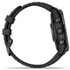 Титановые часы с подзарядкой от солнца и встроенным фонарем Garmin Fenix 7 Pro Sapphire Solar DLC Edition (010-02777-11) темно-серые с силиконовым ремешком - изображение 5
