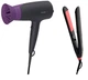 Фен Philips Series 3000 BHD351/30 + Стайлер PHILIPS BHS376/00 серії 3000 (комплект) - зображення 1