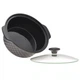 Марміт керамічний Kamille KM-6425 24х21х8 см 1.5 л чорний - зображення 3