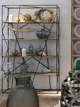 Дизайнерський Стелаж в стилі Loft Design 120x40x200h Сірий/Дерево ATL189 - зображення 2