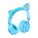 Бездротові навушники HOCO W39 Cat Ear Bluetooth 5.3 Wireless Headphones Blue - изображение 1