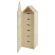 Детский шкаф домик комод Амстердам Little Room Little Room Baby House ваниль (VAN-1301-14) - изображение 1
