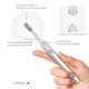 Звуковая зубная щетка MEDICA+ ProBrush 7.0 Compact (Silver) - изображение 9