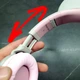 Беспроводные Bluetooth наушники кошачьи ушки Навушники Hoco W27 Cat ear headphones с микрофоном розовые - изображение 6