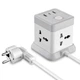 Мережевий подовжувач фільтр XO WL20 |2USB/Type-C, 4 Розетки, 2500W, 20W/3A, 2m| White - зображення 1