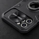 TPU+PC чохол Nillkin CamShield Armor (шторка на камеру) для Apple iPhone 12 Pro / 12 (6.1") Чорний - зображення 3