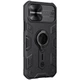 TPU+PC чохол Nillkin CamShield Armor (шторка на камеру) для Apple iPhone 12 Pro / 12 (6.1") Чорний - зображення 5