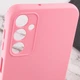 Чехол TPU GETMAN Liquid Silk Full Camera для Samsung Galaxy A34 5G Розовый / Pink - изображение 6