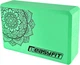 Блок для йоги EasyFit Mandala EF-1819-M йога кирпич-пропс для стретчинга и растяжки Мятный (56001635) - изображение 1