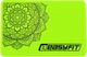 Блок для йоги EasyFit Mandala EF-1819-G йога кирпич-пропс для стретчинга и растяжки Салатовый (56001931) - изображение 2