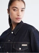 Джинсовая куртка женская Calvin Klein 534590032 L Синяя (1159795568) - изображение 4