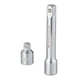 Динамометрический ключ Intertool 1/2" переходник 1/2 x 3/8, удлинитель 125 мм 1/2" 28-210 NM (XT-9007) - изображение 7