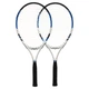 Набор ракеток для большого тенниса SP-Sport Oppum Pro 8997-25 с чехлом White-Blue - изображение 2