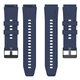 Ремінець для Zepp E - синій / ширина кріплення 20мм / силікон / Watchbands GT (W46-5WB56760518) - зображення 5