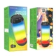 Беспроводная Bluetooth блютуз колонка Borofone BR2S портативная акустическая система с RGB подсветкой, Черная - изображение 8