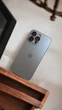Протиударний чохол CaseFashion Matte Glass case для iPhone 13 Pro Max Titan Grey - изображение 4