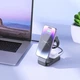 Беспроводная зарядка подставка HOCO CQ3 для iPhone iWatch/Airpods на 5-15W QI 3А черная - изображение 4
