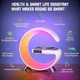 Настольная лампа ночник Vander G11 LED беспроводная зарядка 15W и Bluetooth колонка Белый - изображение 5