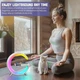 Настольная лампа ночник Vander G11 LED беспроводная зарядка 15W и Bluetooth колонка Белый - изображение 6