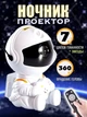 Детский светильник ночник Космонавт, Ночник проектор космоса с пультом Астронавт - изображение 2