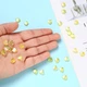 Бусіна Finding Серце пласке Жовтий півпрозорий перелив Акріл 9 мм x 8 мм Упаковка 100 шт - зображення 3