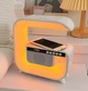 Розумний Нічний світильник з Bluetooth Колонкою бездротовою зарядкою 15W Годинниками FM Радіо і RGB підсвічуванням XM-G3 - зображення 9
