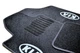 Ворсовые коврики в салон авто AVTM на для Kia Ceed 06-12 5шт КИА Сид черные АМ0015730 - изображение 4