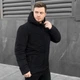Чоловіча зимова стьобана куртка чорна XL 1-738-XL - зображення 1