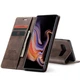 Чохол книжка Caseme з магнітом для Samsung Galaxy S10e кавовий гаманець - зображення 2