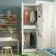 Гардероб IKEA ЗМОСТАД/ОПХУС, білий береза, з 2 штангами, 60x42x181 см, 894.263.54 - зображення 7