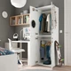 Гардероб IKEA ЗМОСТАД/ОПХУС, білий береза, з 2 штангами, 60x42x181 см, 894.263.54 - зображення 12